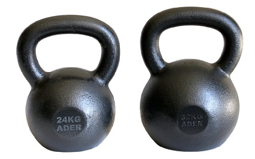 Ader Premier Kettlebell Set- (24, 32 Kg) w/DVD