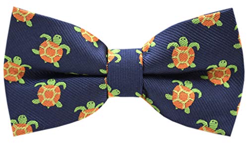 Carahere Boys Handmade Adjustable Pre-Tied Pattern Bow Ties For Kids Toddler Bow Ties (tortoise pattern)