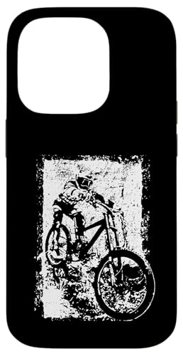 BMX �}�E���e���o�C�N �_�E���q�� �O�����W �V���G�b�g �X�}�z�P�[�X iPhone 14 Pro �p