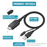 192KHz HDMI ARC to Optical Audio Converter for TV to Soundbar, Plug & Play 3.7ft/1.15m ARC to Optical Cable Audio Extractor Adapter Splitter for Sound System Speaker Home Theater Support Dolby/DTS 5.1 - Image 6