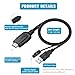 192KHz HDMI ARC to Optical Audio Converter for TV to Soundbar, Plug & Play 3.7ft/1.15m ARC to Optical Cable Audio Extractor Adapter Splitter for Sound System Speaker Home Theater Support Dolby/DTS 5.1