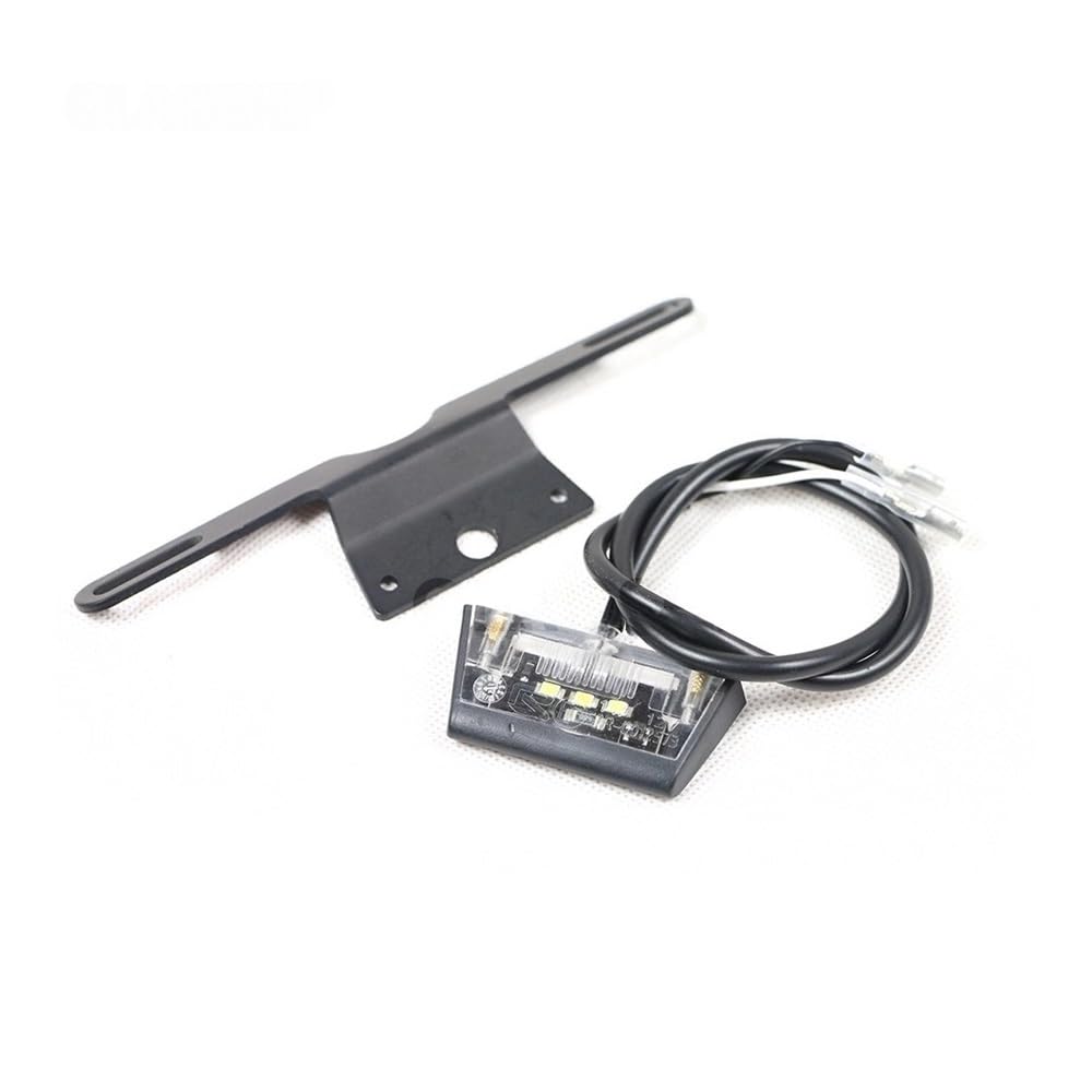 Luces LED para matrícula de motocicleta 12 V con soporte para Luz Trasera Moto LED