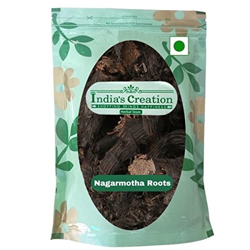 India's Creation Nagarmotha Roots-Cyperus Rotundus-Raw Herbs-Nagarmotha Jadd-Nutsedge Grass-Jadi Booti-Single Herbs (100 Gram)
