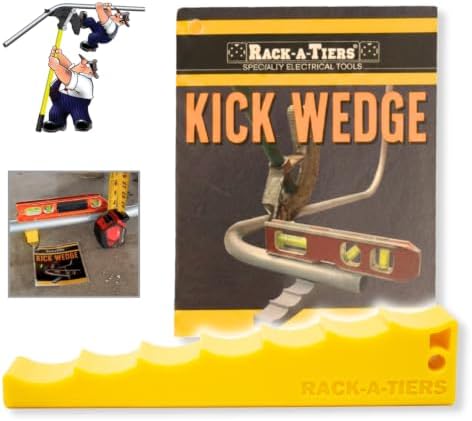 Rack-A-Tiers Kick Wedge - Conduit Kick Leveler, Perfect 90 Degree Kicks, Electrician Conduit Tool (57090) image 2
