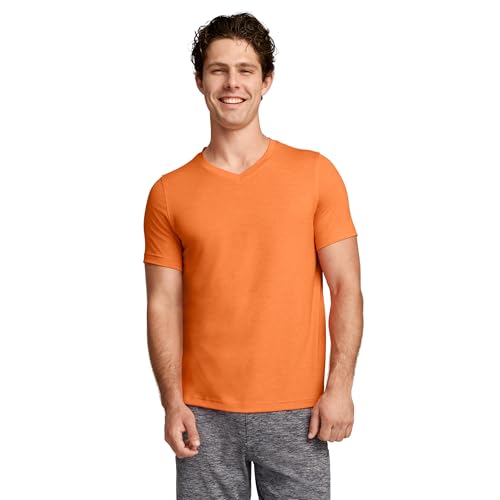 Jockey Homme t-shirt col V EverActive, rouge, 3XL