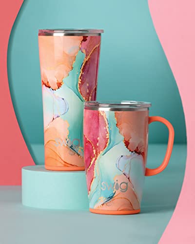 Swig - Tazza Da Viaggio Da 510 Ml, Bicchiere Isolato Con Manico E Coperchio, Adatto Al Portabicchieri, Lavabile In Lavastoviglie, Tazza Da Caffè Isolata In Acciaio Inox Con Coperchio E Manico - 3