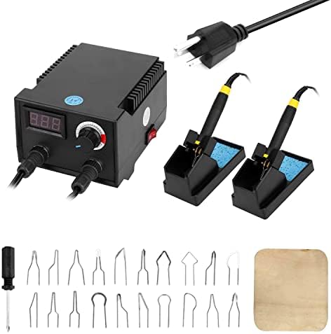 Máquina de pirografia de cabaça de madeira elétrica multifunciona...