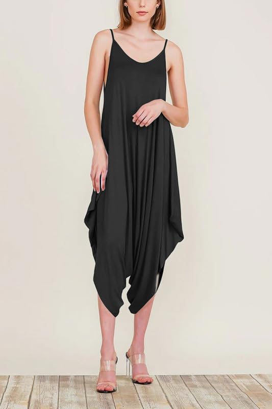 Robe sarouel ample à bretelles : confort sans serrer