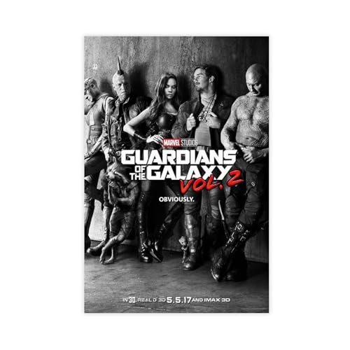 jdalcbe Poster sur toile Gardiens de la Galaxie Vol. 2 - Décoration murale pour salon, chambre à coucher - 50 x 75 cm
