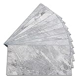 Palisade 23.2 in. x 11.1 in. Interlocking Vinyl Wall/Backsplash Panels in Silver Lake (10 Pack)