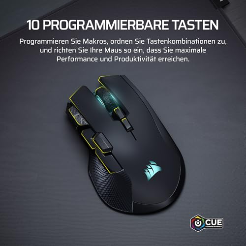 Corsair IRONCLAW Wireless SE (2026) Gaming-Maus – Schwarz – Ansicht 4