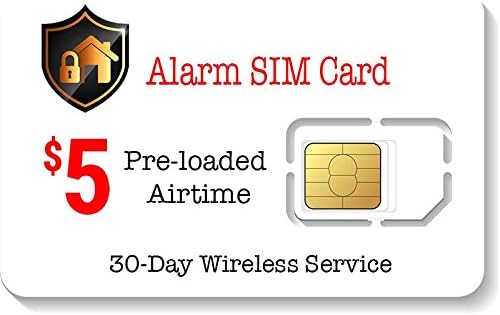 $5 Alarm SIM Card for GSM Home/Business Security Alarm System