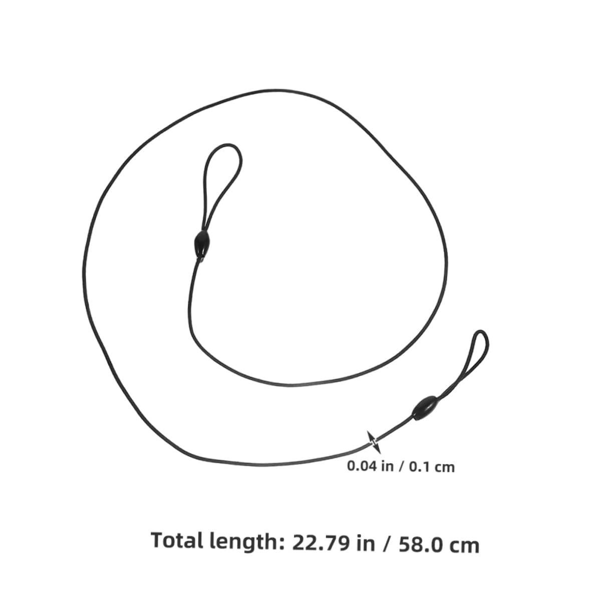 KALLORY Elastic Pen String Cord Stylus Lanyard for Office Stylus Pen Rope for Small Items