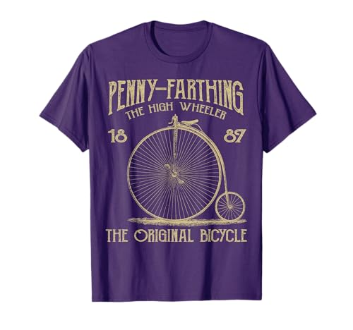 Penny Farthing Bike Retro Vintage Bicycle T-Shirt T-Shirt