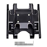 66g CrazyHobby Brass Skid Plate Transmission Mount Heavy Duty for TRX4M K10 High Trail F150 Bronco Defender 1/18 Crawler Car Upgrades (Black Gold)