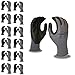 Cordova 6905L Conquest Gloves, Premium, Gray Nylon/Spandex Shell, Black Foam Nitrile/Pu Palm Coating, Large, 12-Pack