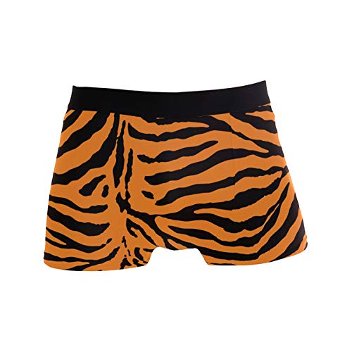 Linomo Men's Boxer Briefs Animal Tiger Print Boxers Shorts Underwear Underpants