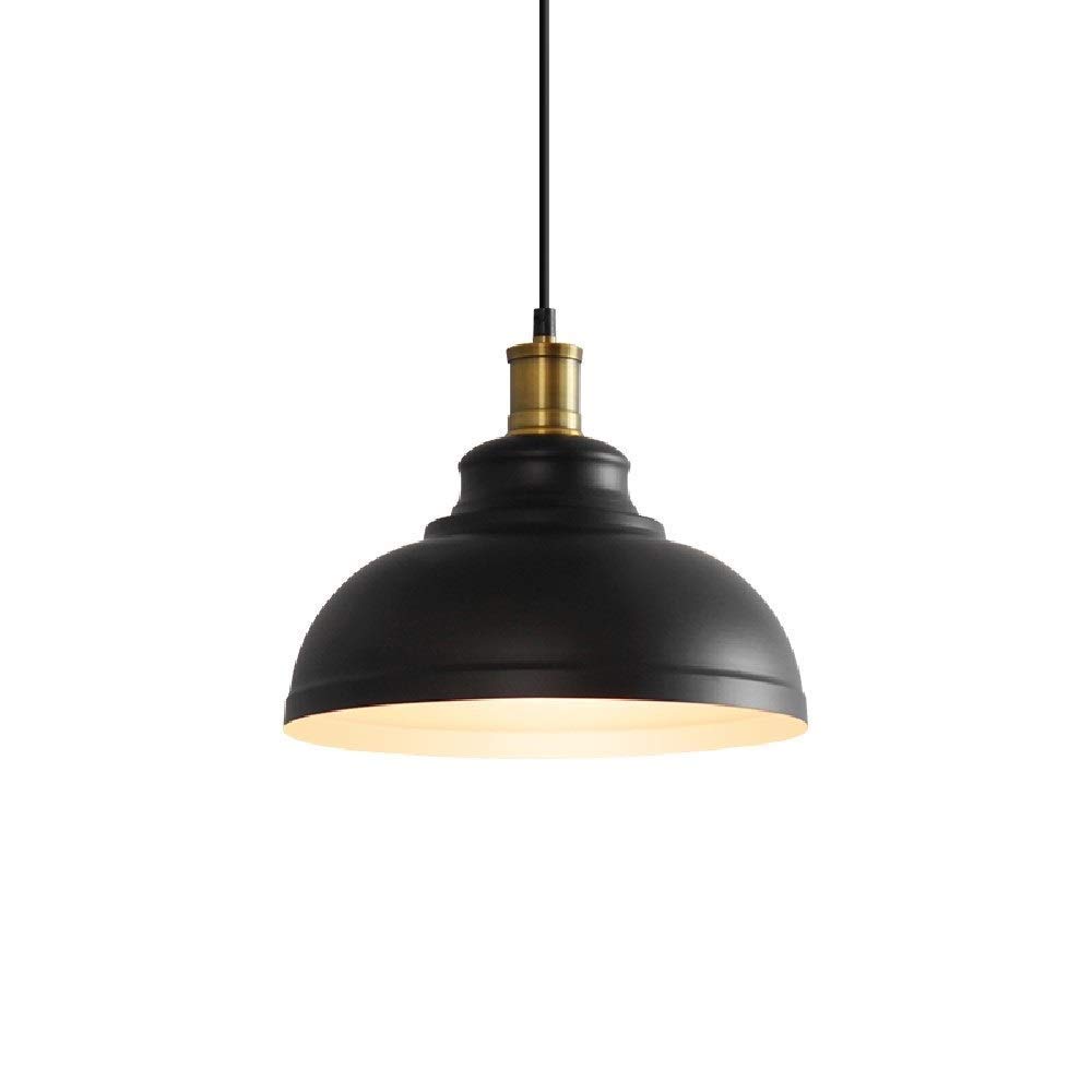 Chandelier vintage en métal fer industriel rustique avec douille E27 pour bar