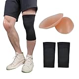 Vavili Rodilleras de silicona, para esquí, patinaje, snowboard, ateboard, patinaje sobre ruedas, unisex