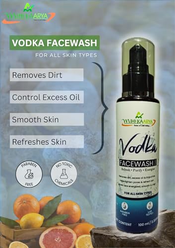 Image of Vodka Face Wash for Men & Women - 100ml | Deep Cleansing & Refreshing Skincare
