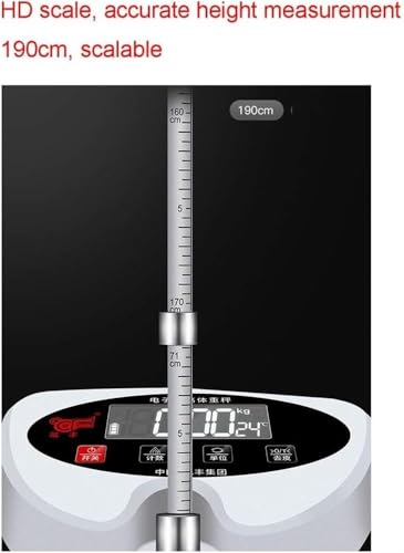 Digitale Höhen- und Gewichtswaage mit LCD-Display, hochpräziser Sensor für genaue Körpermessung, leicht ablesbares Design