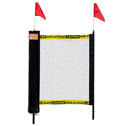 Franklin Sports Retractable Driveway Barrier– Visual Safety Barrier – Adjustable up to 20 feet– Easy Setup by Franklin Sports - Used condition - US$172.18