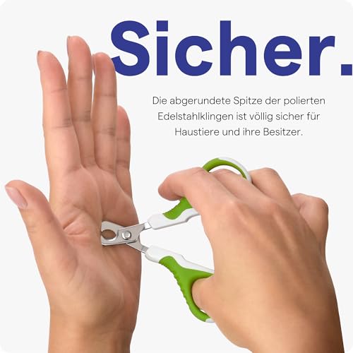SHINY PET Krallenschere Katzen - Krallenschere für Anfänger - Krallenpflege Kleintiere Zubehör - Nagelknipser für Katze Kleine Hunde Kaninchen Meerschweinchen Vogel Hasen - Ebook-Anleitung