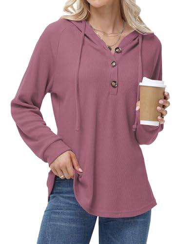 Tanmolo Hoodie Damen Kapuzenpullover Pullover Langarm – Bild 3