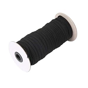 Kinmingzhu 6,35 cm schwarze elastische Schnur LE-12