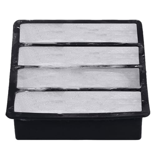 Image of CIPLA PLAST Ice Trays for Freezer Bpa Free 4 Big Rectangle Ice Cube Mold Giant Jumbo Large Food Grade Silicone Ice Cube Square Tray Mold DIY Ice Maker Ice Cube Tray,1 Pcs (Black)