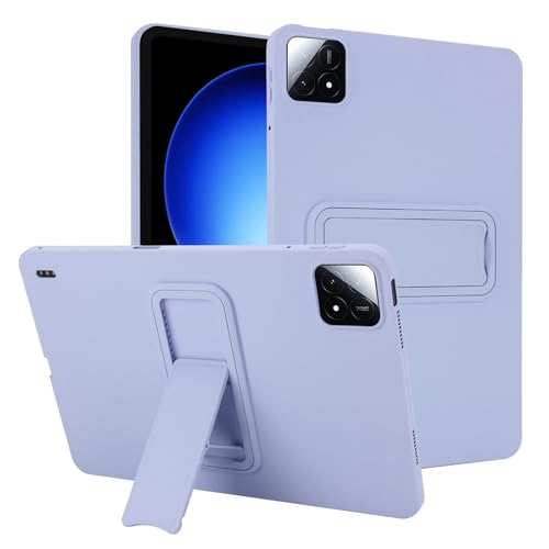 Housse Xiaomi Pad 6S Pro 12.4 violette avec béquille pour le bureau