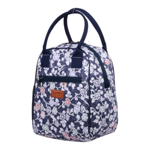 Image of Outrider Polyester Jumbo Lunch Bag,Lunch Bag for Office Men, Women and Kids, Quality Tiffin Bag for School, Picnic, Work, Carry Bag for Lunch Box, 12 litres,