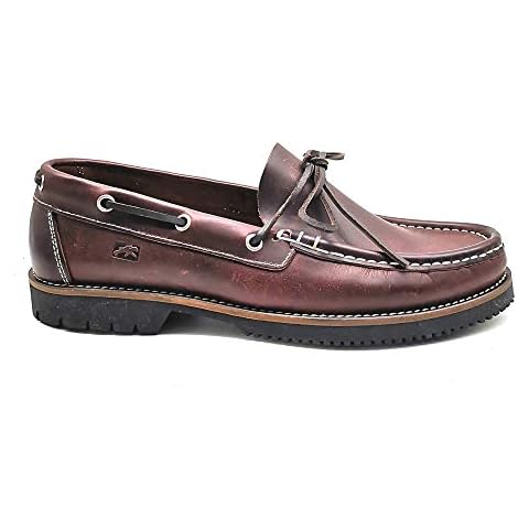 Fluchos - Zapatos náuticos Burdeos en Piel Cover