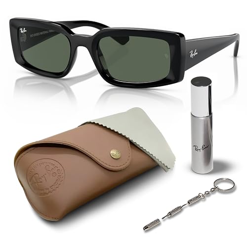 Ray-Ban RB4395 KILIANE BIO-BASED Square-Round Shaped Sunglasses for Men & Women with Official RAYBAN Eyewear Kit