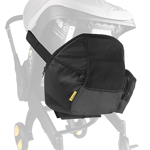 Image of Doona travel bag, doona bag & Stroller Organizer can be attached on the Doona Infant Car Seat Stroller, doona diaper bag for airplane,doona stroller bag