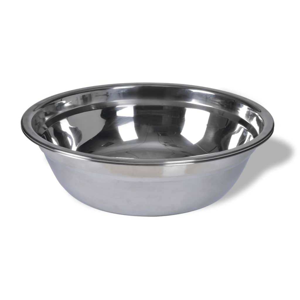 Comedero regulable en altura con 2 cuencos de acero inoxidable de 4,1 L, soporte en H estable de tubo de acero para comedero y dispensador de agua, ideal para vivienda, cocina, viajes y