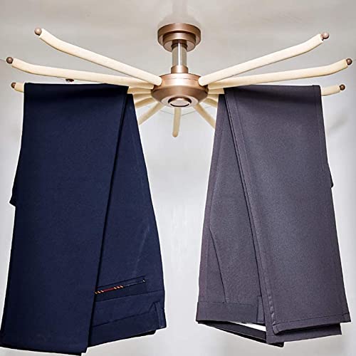 Cintres à pantalons à cadre rotatif multifonction de coin pour placard