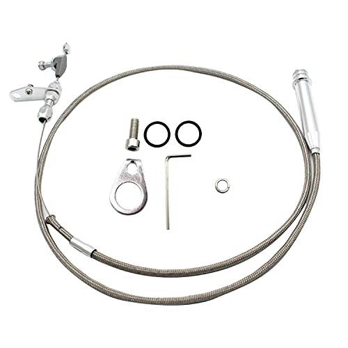 Stainless Braided Kickdown Cable 700R4 Detent Transmission Cable