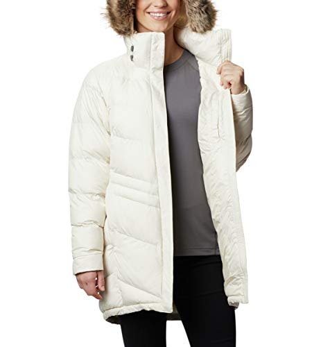 Columbia Jaqueta feminina isolada média Peak to Park, giz, PP