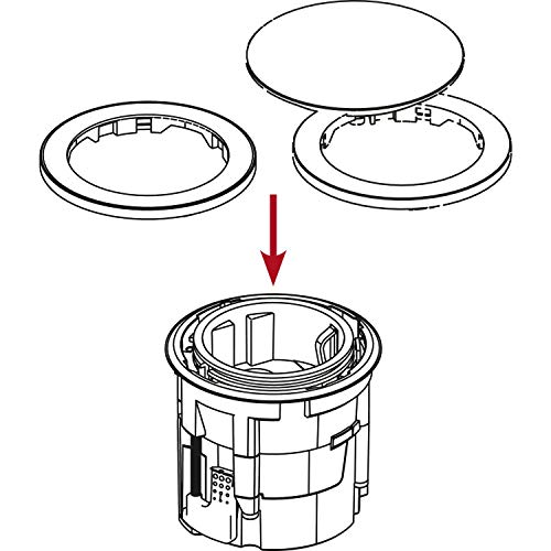 Enchufe Schuko EVOline One de 59 mm en color blanco sin anillo embellecedor 5