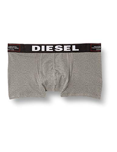 Diesel Men's UMBX-Damien-tech Boxer-Shorts, Dark Grey Melange, L