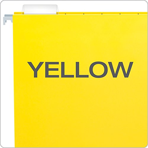 Pendaflex 81606Ee Recycled Hanging Folders, Letter Size, Yellow, 1/5 Cut, 25/Bx (81606) #TOP2