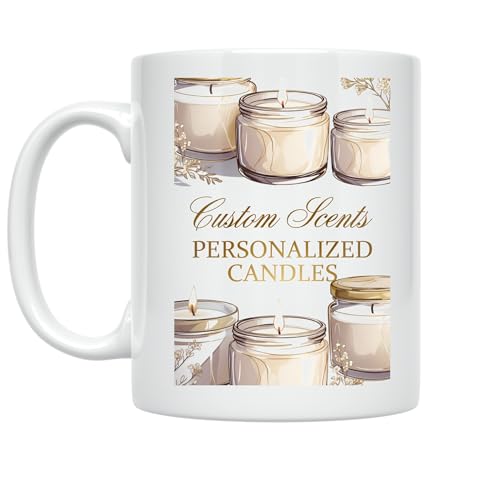Candle Enthusiast Coffee Mug - Custom Scents Personalized Candles -