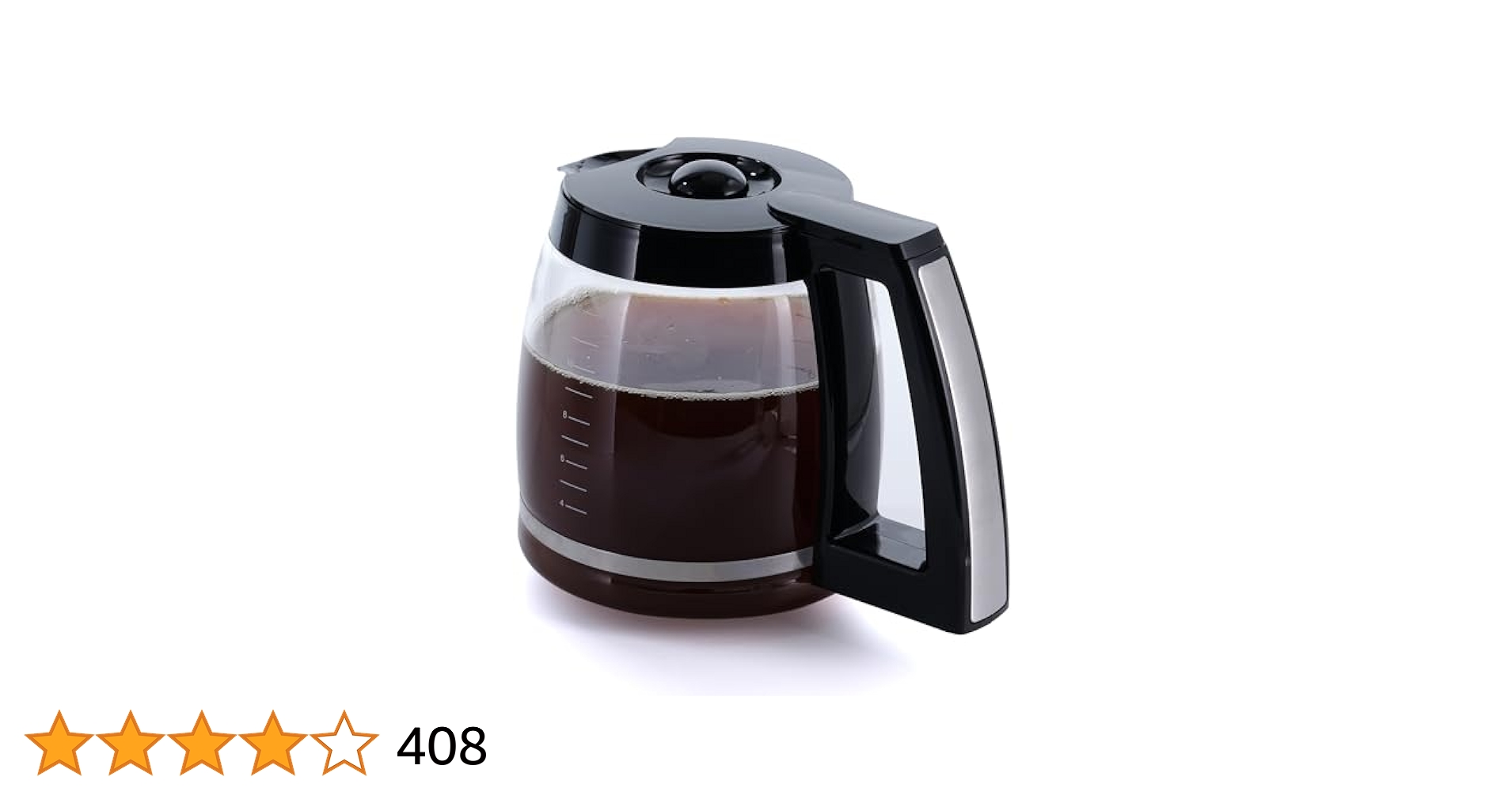 Cuisinart 12カップ 交換用ガラスカラフェ ブラック 12カップ Amazon.com: Replacement 12-Cup Glass Carafe, Compatible with