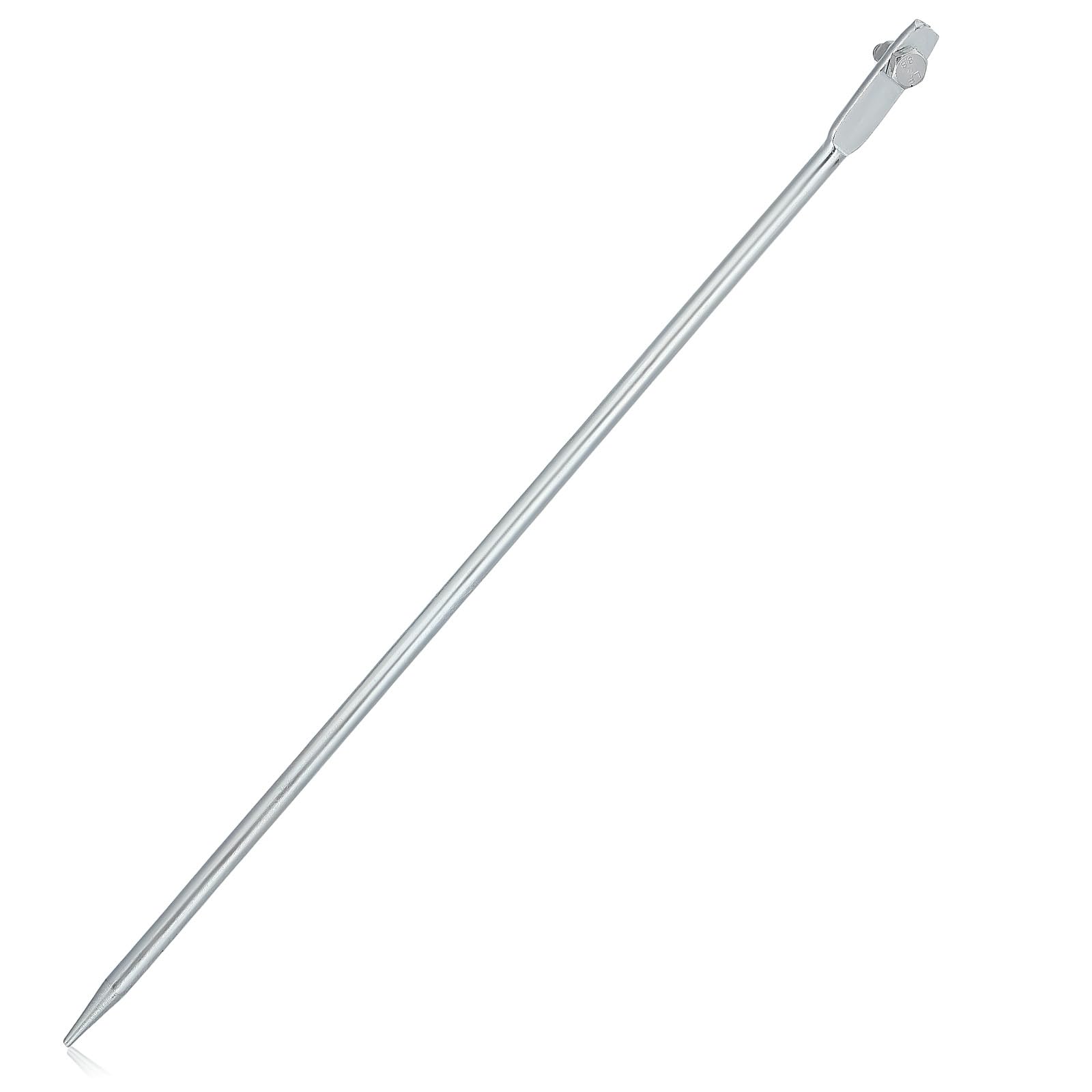 iplusmile Varilla de Puesta a Tierra 48cm de Hierro Galvanizado - Pica de Tierra Profesional para Seguridad Eléctrica, Antenas y Cercados - Estaca para Hogar y Proyectos de Groundin