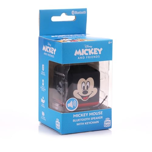 Image of Bitty Boomers Disney: Mickey Mouse - Bitty Box 1.3 Inch Keychain Bluetooth Speaker