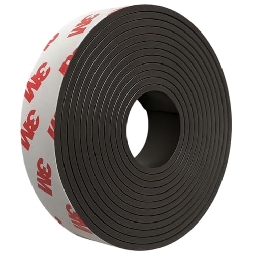 GTSE Magnetic Tape 20mm x 3m, Self Adhesive 3M backing, Easy to Cut & Stick Magnetic Strips, For lightweight tasks, Perfect for DIY, Whiteboard, Fridge Organization, Window Screen/Door Curtain