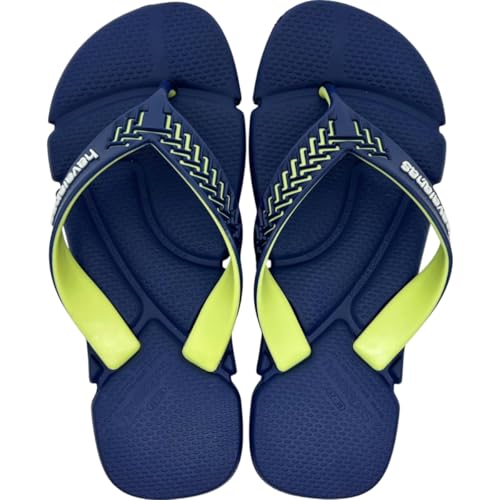 Chinelo Masculino Havaianas Power 2.0 (Marinho/Azul, BR, Adulto, Faixa Numérico, M, 41, 42)