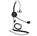 Produktbild Xintronics Telefon Headset RJ9 Mono mit Noise Cancelling Mikrofon, Call Center Kopfhörer Geräuschunterdrückung für Yealink SIP T19P T20P T21P T22P T26P T28P Avaya 1608 1616 9608G 9641G(X10G1)
