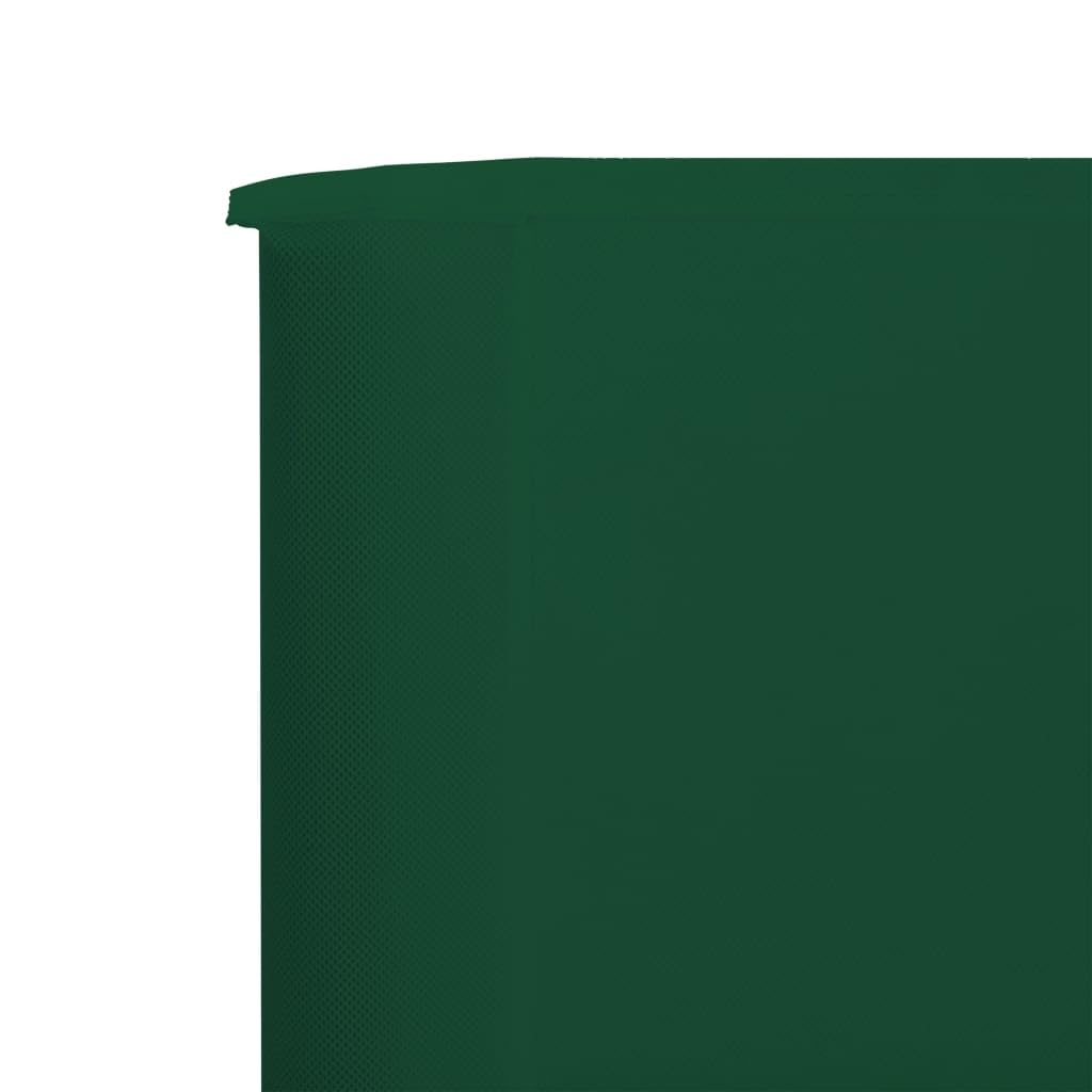 Paravento a Pannelli in Tessuto non Tessuto Bianco Sabbia 600x con Supporto in Legno per Esterni Giardino Patio Spiaggia Camping